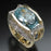 925 Sterling Silver Citrine Gemstone Ring