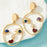 Abstract Face Pendant Earrings