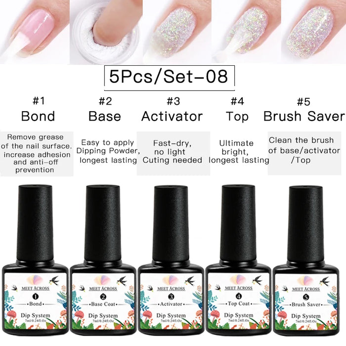 Powder Dip Nail Art Set