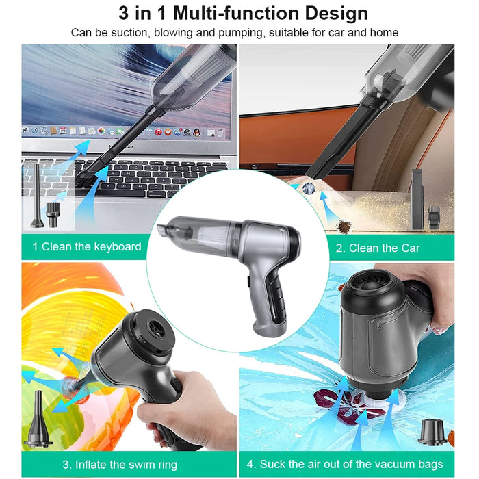 Portable Wireless Car Vacuum