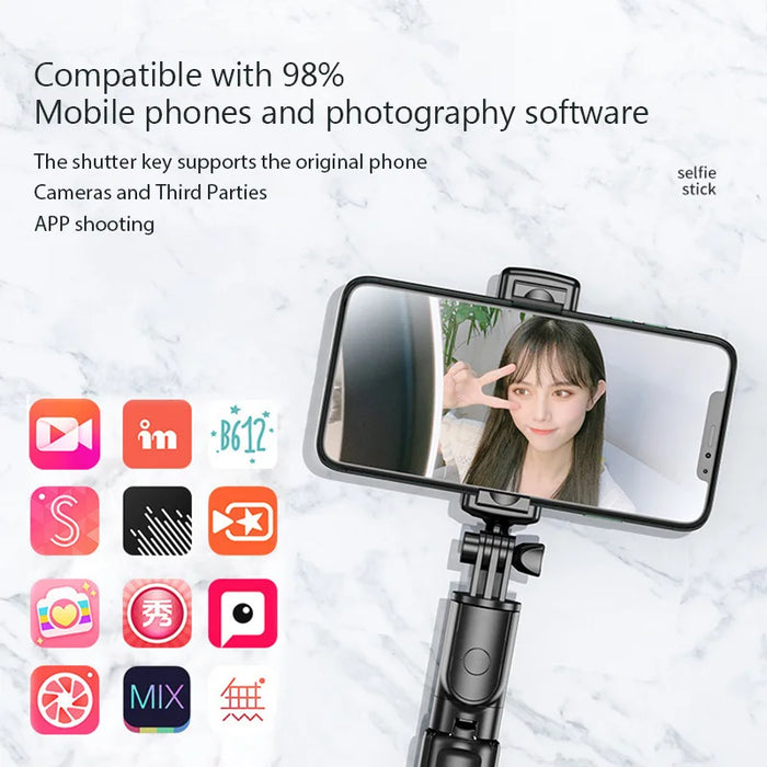 Extendable Wireless Selfie Stick