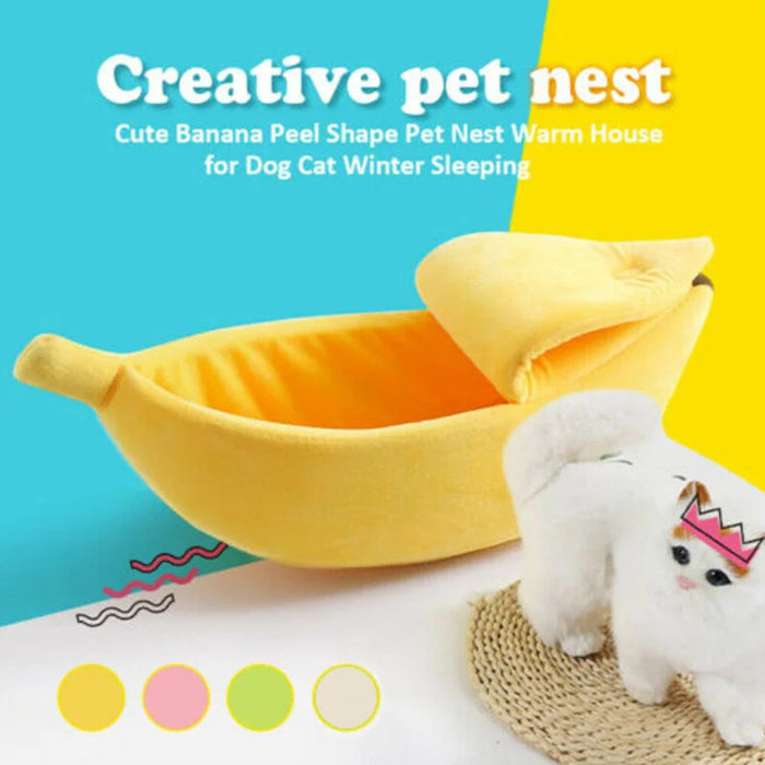 Banana Shaped Pet Bed