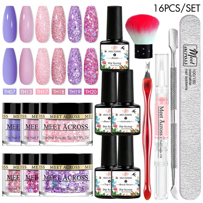 Powder Dip Nail Art Set