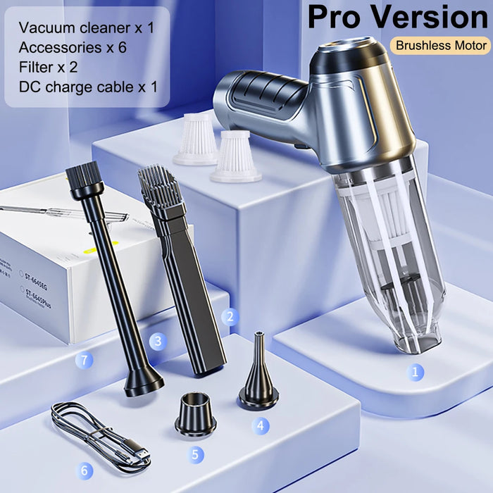 Portable Wireless Car Vacuum