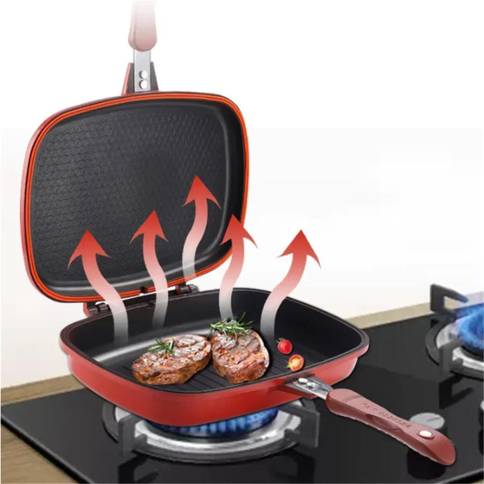 Double Side Grill Fry Pan