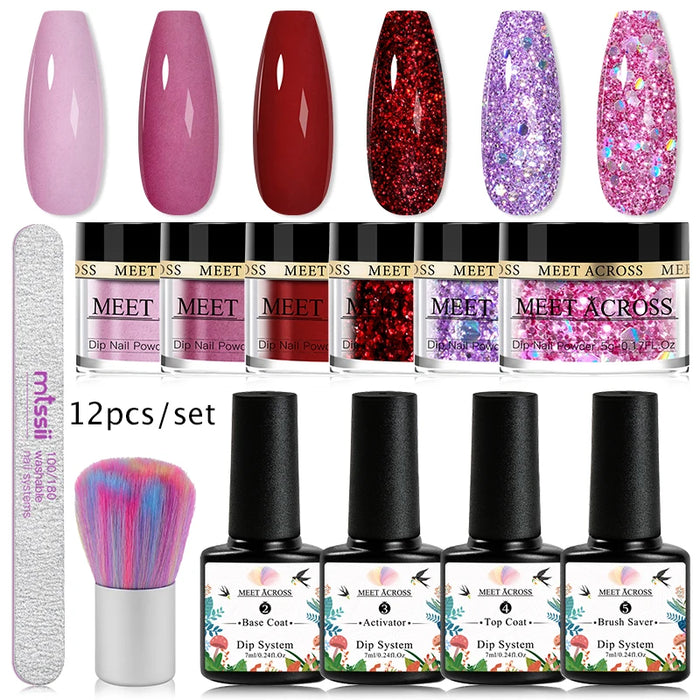Powder Dip Nail Art Set