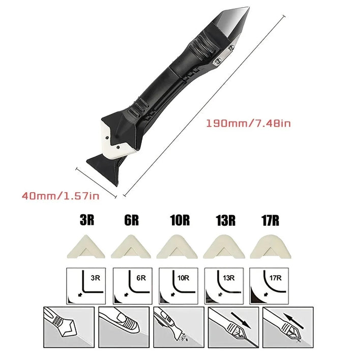 3 in 1 Silicone Caulking Tool Kit
