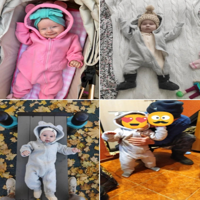Cutest Warm Bunny Rompers