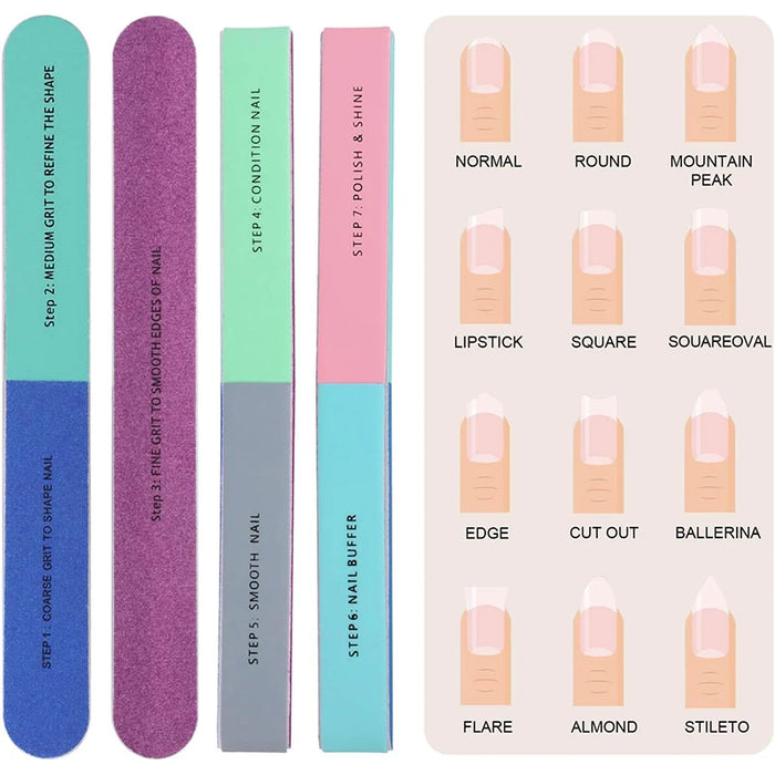Seven Sided Professional Nail File